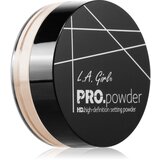 L.A. Girl Cosmetics PRO. Powder matirajući puder za učvršćivanje nijansa Banana Yellow 5 g | shoptok.hr
