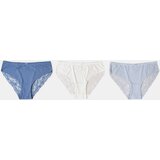 Sinsay Gaćice slip s ukrasnom čipkom 3 pack | shoptok.hr