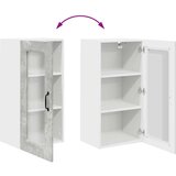  Zidni kuhinjski ormarić 2 pcs Betonski sivi 40 x 31 x 80 cm | shoptok.hr