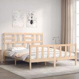  Okvir kreveta bez madraca 160 x 200 cm od masivne borovine | shoptok.hr