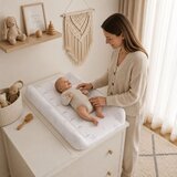 ECO TOYS nadvlaka za čvrstu konturiranu podlogu za previjanje 85x50 cm za krevetić i komodu zvijezde | shoptok.hr