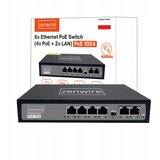 Zenwire 1024 PoE stikalo Fast Ethernet 6-portno (4x PoE + 2x uplink) 60 W, AI Watchdog, Plug & Play, (5000195746) | Shoptok.si