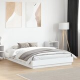  Okvir za krevet bijeli 135x190 cm konstruirano drvo | shoptok.hr