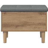  Klupa za odlaganje s jastučićem Hrast artisan 62 x 42 x 46 cm | shoptok.hr