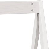 Krov za dječji krevet bijeli 199x80,5x88 cm masivna borovina | shoptok.hr