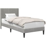  Krevetna konstrukcija Svjetlosiva 100 x 200 cm Baršun | shoptok.hr