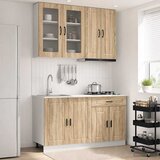  Kuhinjska jedinica PORTO 4 pcs Hrast sonoma Konstruirano drvo Cijene