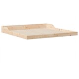  Krevetna konstrukcija Smeđa 180 x 210 cm Čvrsto borovo drvo | shoptok.hr