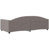  Dnevni krevet smeđesivi 100 x 200 cm od tkanine | shoptok.hr