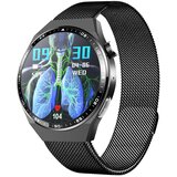 INF Pametna ura z EKG-jem, analizo telesne sestave, analizo krvi (sečna kislina, krvni lipidi) Black Milanese strap, (5000129876) | Shoptok.si
