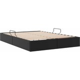  Otomanski krevet s pohranom Crna 140 x 190 cm Lažna koža | shoptok.hr
