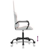  Masažni gaming stol roza in belo umetno usnje | Shoptok.si