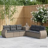  Set sofe 7 kom. Siva i tamno siva 243 x 243 x 85 cm | Shoptok.si