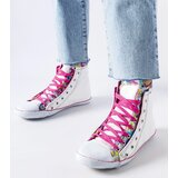 Gemre White high-top floral sneakers Marphisa | Shoptok.si