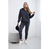 Kesi Insulated set with decorative pocket made of graphite | Shoptok.si