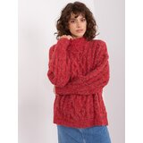 Wool Fashion Italia Sweater-AT-SW-2363-2.04P-dark red | Shoptok.si