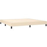  Krevet box spring s madracem LED krem 200x200 cm od tkanine | shoptok.hr