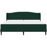  Krevetna konstrukcija s uzglavljem Crna 180 x 200 cm Baršun | shoptok.hr