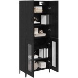  Highboard Crni hrast 69,5 x 34 x 180 cm Konstruirano drvo | shoptok.hr