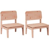  Vrtne stolice 2 kom 60x52,5x72 cm od masivnog drva duglazije | shoptok.hr