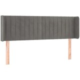  Uzglavlje svjetlosivo 147x16x78/88 cm baršunasto | shoptok.hr