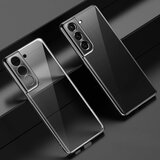  Ovitek za Samsung S21+ 5G | SULADA | Črn krom, prozoren | Shoptok.si