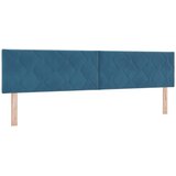  s opruga kutije Tamno plava 200 x 200 cm Baršun | shoptok.hr