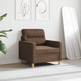 Fotelja smeđa 60 cm od tkanine | shoptok.hr