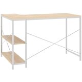  za računalo bijeli i boja hrasta 110x72x70 cm od iverice | shoptok.hr