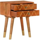  Nočna omarica 43x30x58 cm trden mangov les, (20730028) | Shoptok.si
