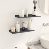  Lebdeća polica Zidne 2 pcs Antracit 40 x 18 x 2,5 cm Čelik | Eponuda.ba