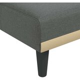  Kutna garnitura na razvlačenje tamnosiva 255x140x70 cm tkanina | shoptok.hr