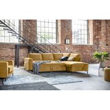 Miuform Žuta baršunasti sklopiva kutna garnitura (s desnim kutom) Lofty Lilly – | shoptok.hr
