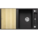 Blanco pomivalno korito AXIA III 5 S InFino SILGRANIT deska les, z daljin. prim. - GRAFIT | Shoptok.si