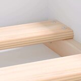 vidaXL Posteljni okvir bel 120x200 cm | Shoptok.si