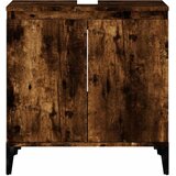 Ormarić za umivaonik boja dimljenog hrasta 58x33x60 cm drveni | shoptok.hr