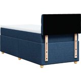 vidaXL Krevet s oprugama i madracem plavi 80x200 cm od tkanine | shoptok.hr