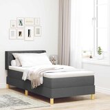  s opruga kutije Tamno siva 200 x 100 cm tkanina | shoptok.hr
