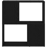  Knjigovodznik Črn Hrast 60x24x63 cm Iz Inženirskega Lesa | Shoptok.si