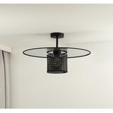  Duolla - Plafonski luster TOKYO RATTAN 1xE27/15W/230V, prečnik 50 cm, crna/srebrna | Eponuda.com