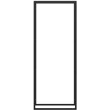  Stalak za drva za ogrjev mat crni 80x28x222 cm čelik | shoptok.hr