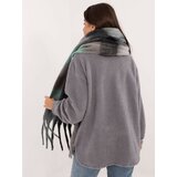 Wool Fashion Italia Scarf-AT-SZ-2312501.62-grey-black | Shoptok.si