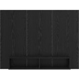 vidaXL Stenski TV kabinet s polico Črni hrast 120 x 23.5 x 90 cm | Shoptok.si