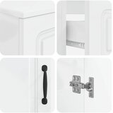  Set kupaonskih ormara od 2 dijela UTRECHT Bijela visokog sjaja | shoptok.hr
