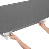 Lionelo zaštitna ograda za krevet Lora XL 150x45 cm, Grey Stone | shoptok.hr