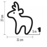 Emos lighting led božični jelenček, 27 cm, hladno bela DCFC06 | Shoptok.si