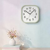 Lowell Stenska ura 30x30cm / 00893V / zelena / kvadratna / PVC, steklo, (5000198253) | Shoptok.si