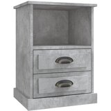  Noćni ormarići 2 kom siva boja betona 43x36x60 cm | shoptok.hr