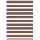 vidaXL Zebra zavesa rjava 105x100 cm širina blaga 100,9 cm poliester, (5000298472) | Shoptok.si