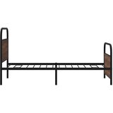  Okvir kreveta bez madraca smeđa boja hrasta 100 x 200 cm drveni | shoptok.hr